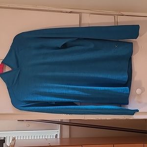 Lululemon Atletica Long Sleeves Active with hoodie for Men, Size Medium, Blue